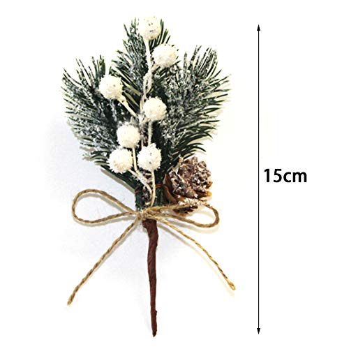 Pics de Noël artificiels durables contre la chute d'aiguilles - 5