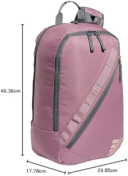 adidas Unisex-Adult Prime Sling Backpack, Wonder Orchid Purple/Rose Gold/Onix Grey, One Size, Prime Sling
