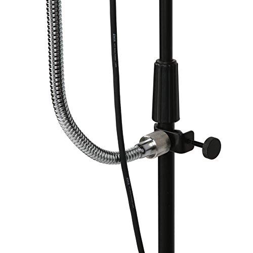 Lyxpro Gooseneck Vocal Booth 40 Portable Acoustic Isolation Instrument Shield, Sound Absorbing Panel, With Adjustable Desktop Microphone Stand #TOP4