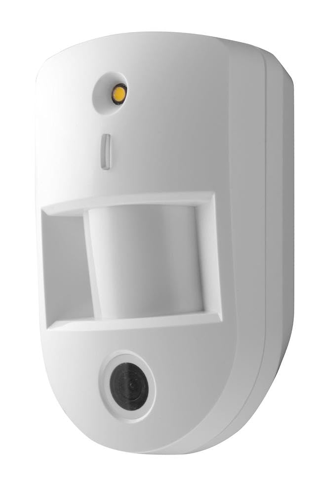 Lupus Electronics 12073 PIR Netzwerkkamera V3, Bewegungsmelder mit eingebauter VGA Kamera für die Lupus SmartHome Alarmanlagen, Weiß, 120 x 72 x 52, 1