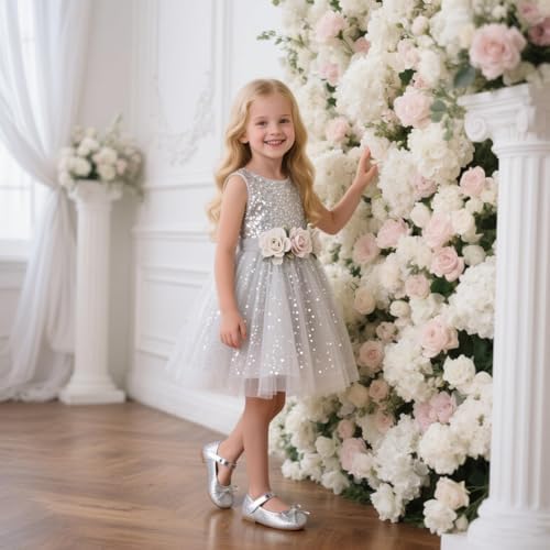 Otter MOMO Toddler/Little Girls Mary Jane Ballerina Flats Size 9 Shoes Slip-on School Party Dress Shoes