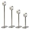 Mdurian 4 Pezzi Staffa di Montaggio a soffitto Inox Supporto Supporto per Tubo Guardaroba Bastone per Tende per Appendere i Vestiti