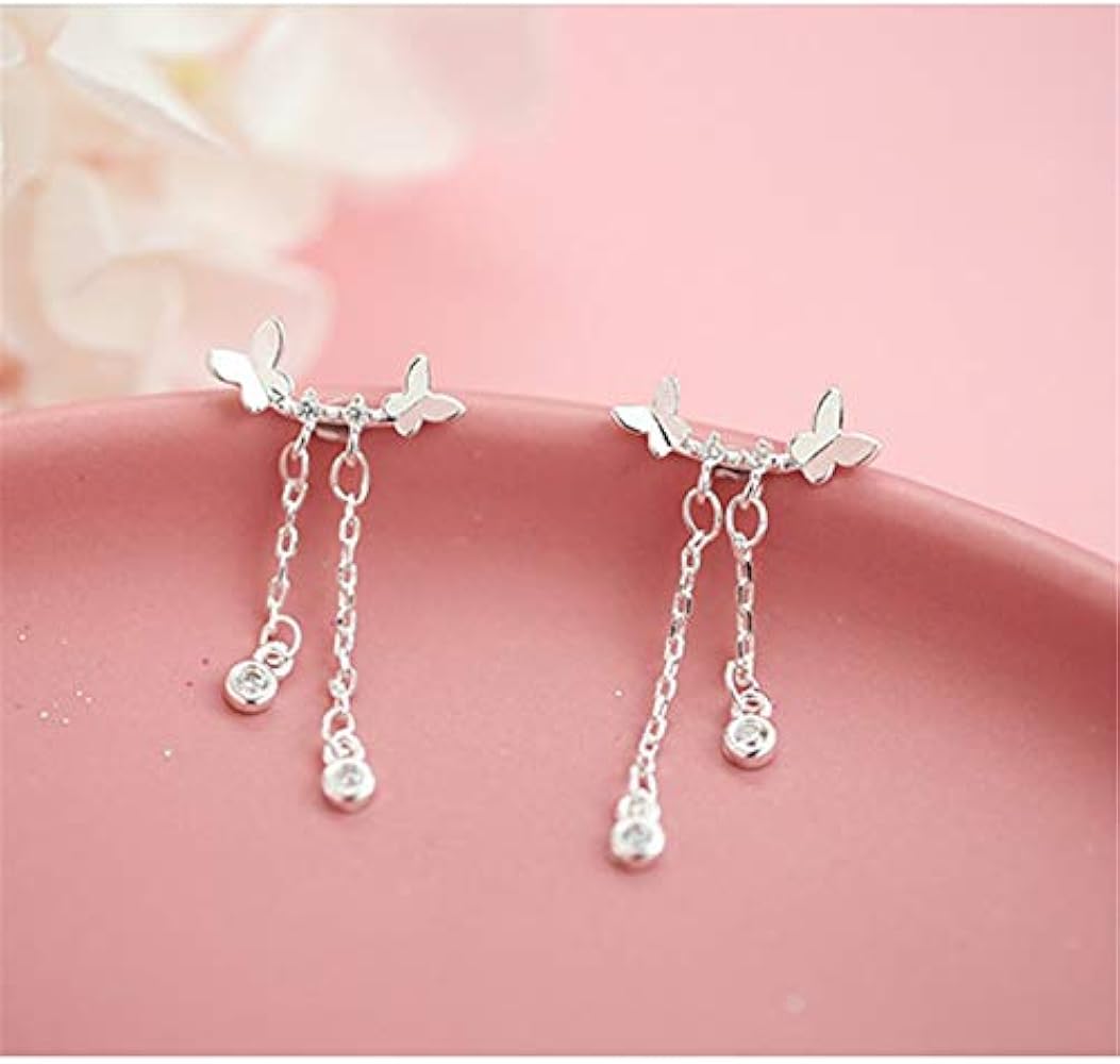 Orecchini Lunghi in Argento Sterling per Gioielli da Donna