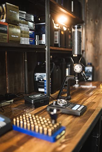 Frankford Arsenal Medida de pó de bancada com formato de funil melhorado e material sem estática par