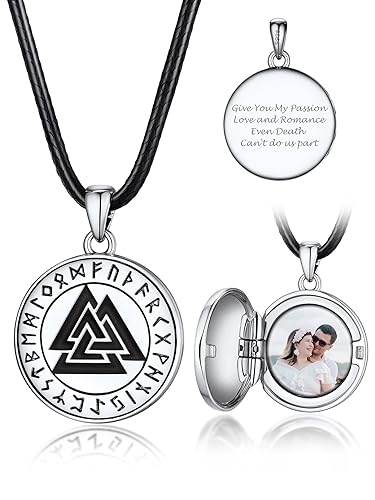 Médaillon à ouvrir en argent 925 personnalisable, idée cadeau femme