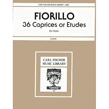 Paperback L582 - Fiorillo - 36 Caprices or Etudes - Violin Book