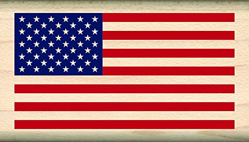 Stamps by Impression American Flag Rubber Stamp 1.5