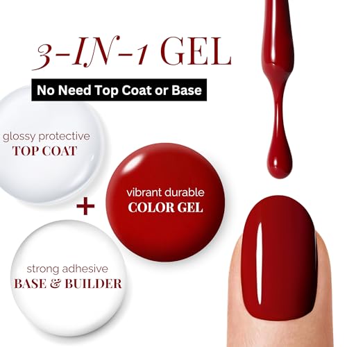 Esmalte de uñas gel traslúcido nude rosa 12ml miniatura 4