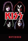  KISS  Notebook , Journal  Perfect for Birthday gifts and Fan club members: Perfectly Lined journal ,110 pages , 6x9 inches