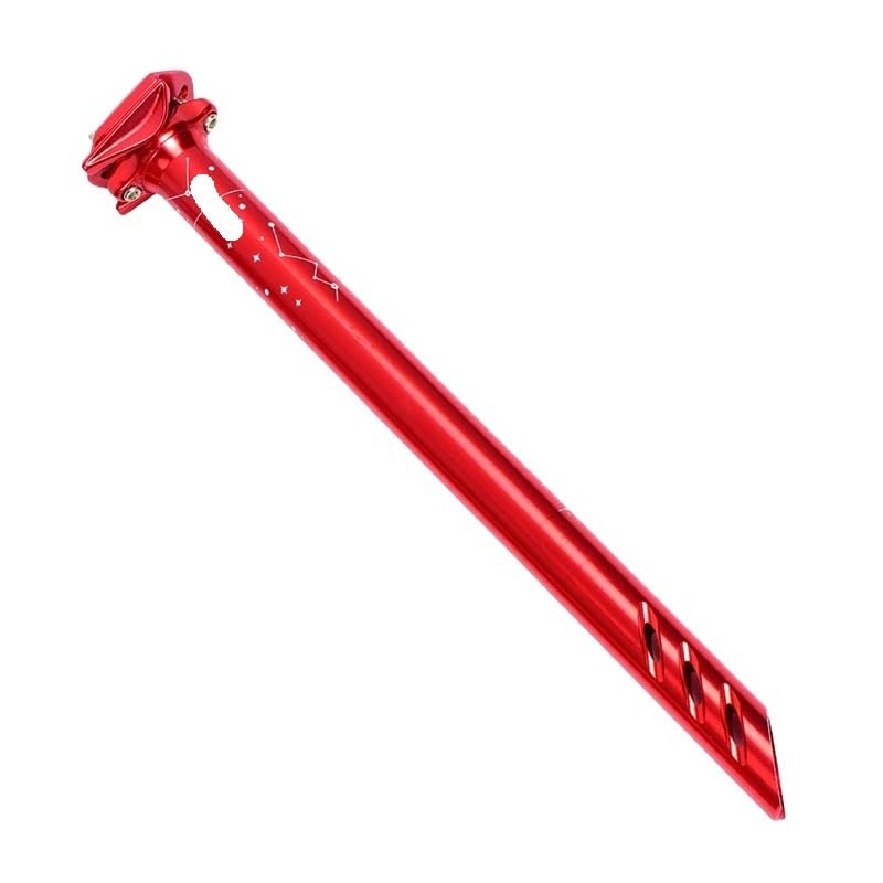 HUFFA 380mm Fahrrad Sattelstütze Dropper 7071 Aluminium Legierung 27,2mm Bis 31,6mm MTB Sattelstütze Rennrad Sattel Rohr Radfahren Teile (Color : Red 27.2mm)