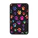 indokyeyqaz Universal Car Center Console Cushion Pad, Colorful Dog Paw Prints Soft Waterproof Car Center Console Cover Auto Armrest Seat Box Cover Protector for Most Vehicle SUV Truck Car