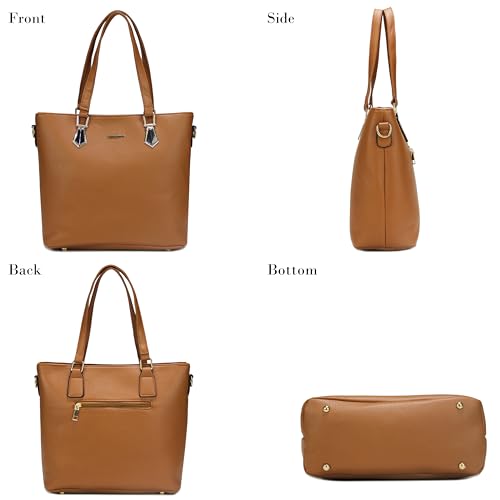 Image of OTMIPIML Purses and Handbags for Women Synthetic Leather Tote Crossbody Bags Satchel Purses Set 6pcs | Set