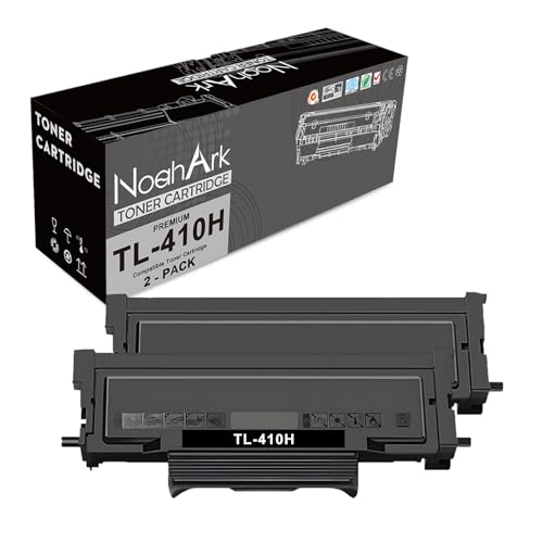 NoahArk Cartouche de Toner Compatible avec TL-410H (TL-410) pour P3010DW P3010DN M7100DW M7100DN P3300DW P3300DN M6708DW M6708DN M7108DW M7108DN M6808FDW M7708DN 208FDW M7308FDW(2 Noir)