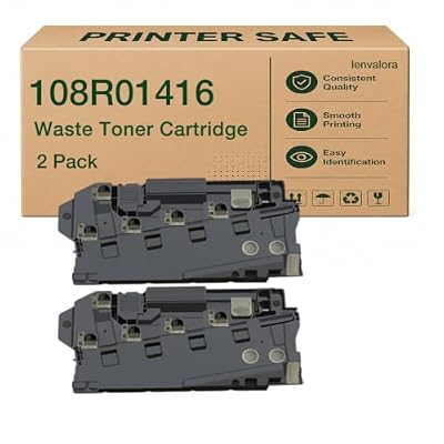 lenvalora 108R01416 Waste Toner Cartridge Replacement for Xerox 108R01416 Compatible for Xerox Phaser 6510 WorkCentre 6515 VersaLink C500 C505 C600 C605 Printers 2 Pack