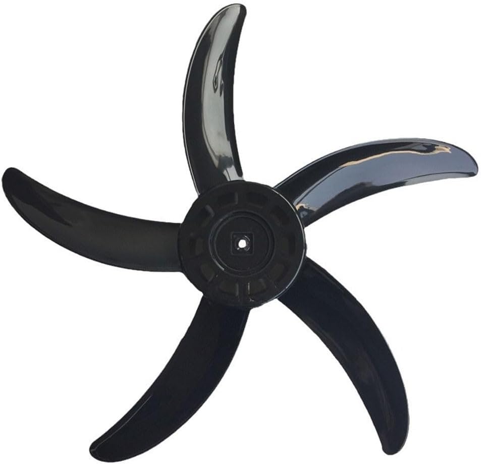 ABS Replacement Fan Blade Set, 20 Inch Diameter with 8 mm Center Hole, 5-Blade Design for Floor or Stand Fans, Enhanced Airflow and Low Noise Performance