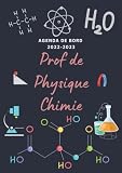 Agenda de bord professeur de physique chimie 2022 2023: Carnet de bord A4 pour les enseignants de physique-chimie.