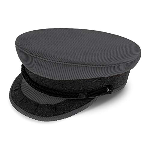 Prinz-Heinrich-Mütze fiebig Original Cord Maritime Schiffermütze