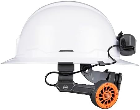Lightweight Cooling Fan for Hard Hats, Black, 60523-A