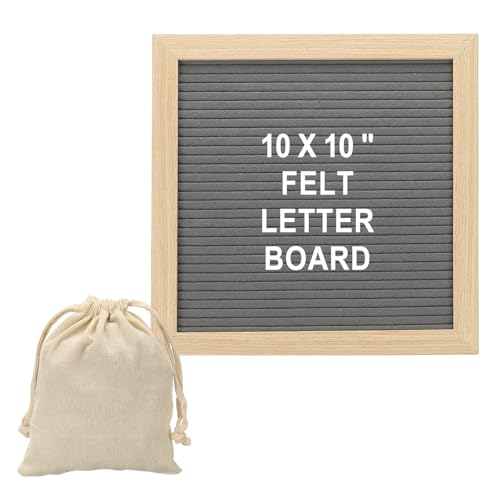 Tableau à lettres en feutre gris pour résoudre vos besoins d'affichage de menu en cuisine