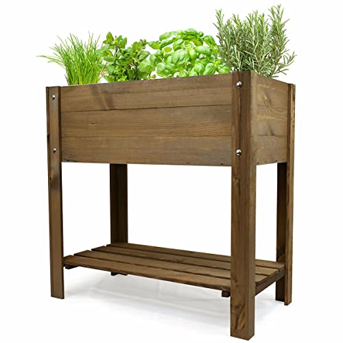 Foto von Gärtner Pötschke Hochbeet Easy, braun, 80x40x78 cm