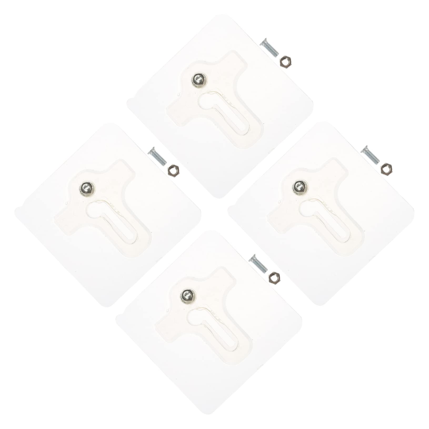 FOYTOKI Pcs Heavy Duty Adhesive Hooks No-Drill Small Sticky Hooks for Hanging Multi-Purpose Wall Mounts