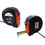 Katzco Retractable Tape Measure 25 Feet Long – Durable and Heavy-Duty Tape Measure – for...
