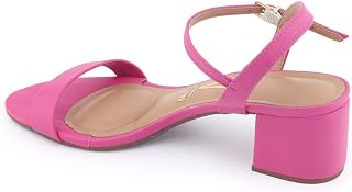 Sandália Vizzano Salto Bloco Feminino, Rosa, 36