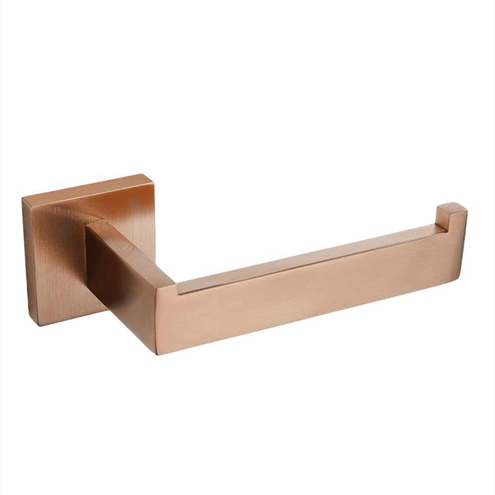 Brushed Rose Gold Bathroom Hardware Square Bath Accessories Toilet Paper Holder Towel Holder Bar Robe Hook Towel Rack,paper holder