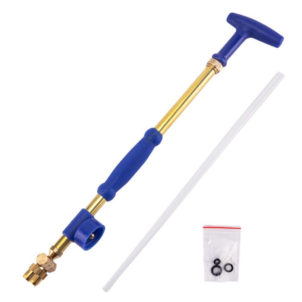 Photo 1 of Reciprocating Spray Double Head Hand-held Push-pull Copper Pump Spray Sprayer with Water Suction Hose and Accessory Kit Spray Metal Rod