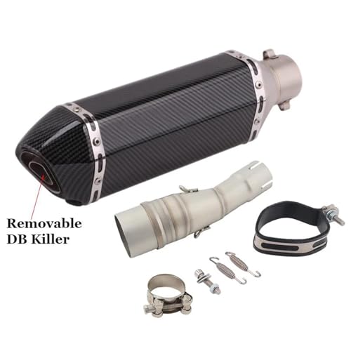 Escape modificado para Yamaha X MAX 400 con tubo central y silenciador DB Killer robusto 2