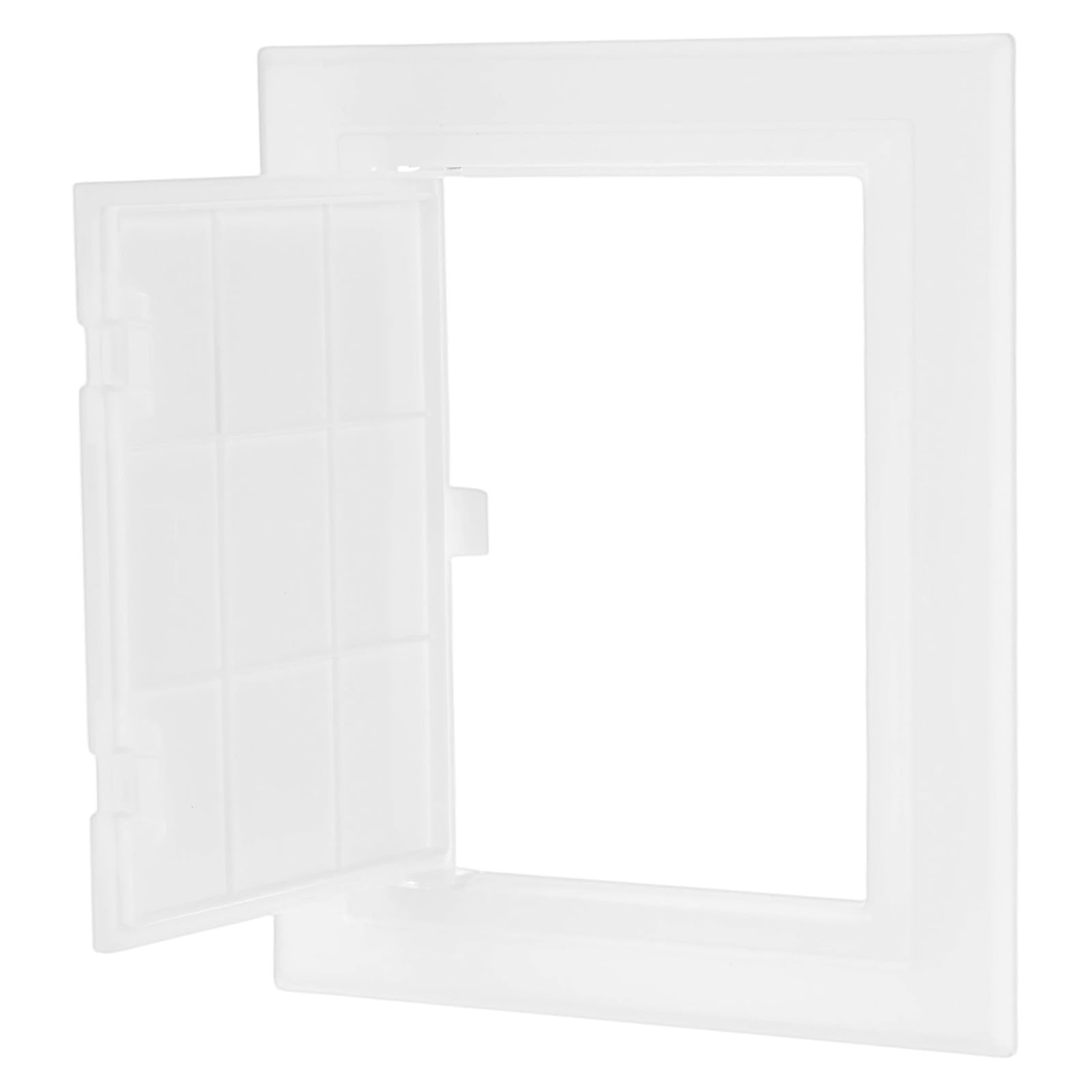 M METERXITY 1-Pack Access Panel for Drywall, 4.5x6 Inch Plastic Wall Hole Covers Access Doors for Wiring Cables/Indoor/Outdoor, Removable Plumbing Wall Panel Ceiling [White]