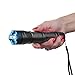 Monster FlashFire Dual-Spark Stun Gun Flashlight, 16 Million Volts, Ultra Bright LED Bulb, Rechargeable, Black