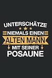 alte posaune kaufen  Posaune Alter Mann Notizbuch: 120 Seiten Kariert - Posaunen Posaunist Instrument Vater Papa Opa Spruch