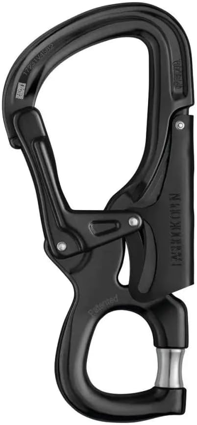 Petzl EASHOOK Open Carabiner (Black)