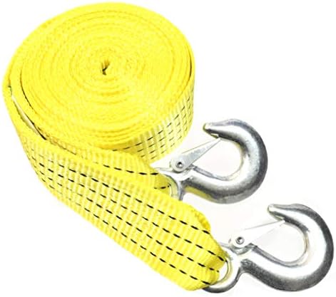10,000 LB Heavy Duty Tow Strap with Safety Hooks 2” x 20’ Polyester Superior Strength