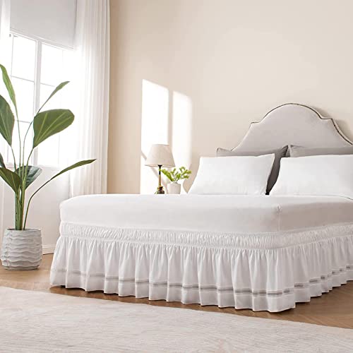 Falda de cama envolvente a medida para somier y canapé ajustable 5
