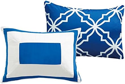 12 Piece Bernard Navy Comforter Set with Sheets King