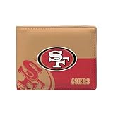 Littlearth NFL San Francisco 49ers Bi-Fold Wallet, Team Color, 4” x 5' x 1”