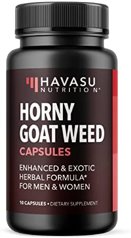 Horny Goat Weed Supplement for Him & Her |Capsule, Formulated with Maca Root & L-Arginine for Natural Energy & Endurance