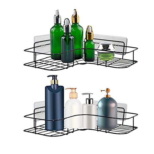 8 Pack Shower Caddy Adhesive for Replacement, Strong Transparent Adhesive for Shower Caddy Sticky Pads, No Drilling for Corner Shelf Basket, Bathroom Storage Shelves, Kitchen Racks and Soap Holder by HopeFire - Image 2