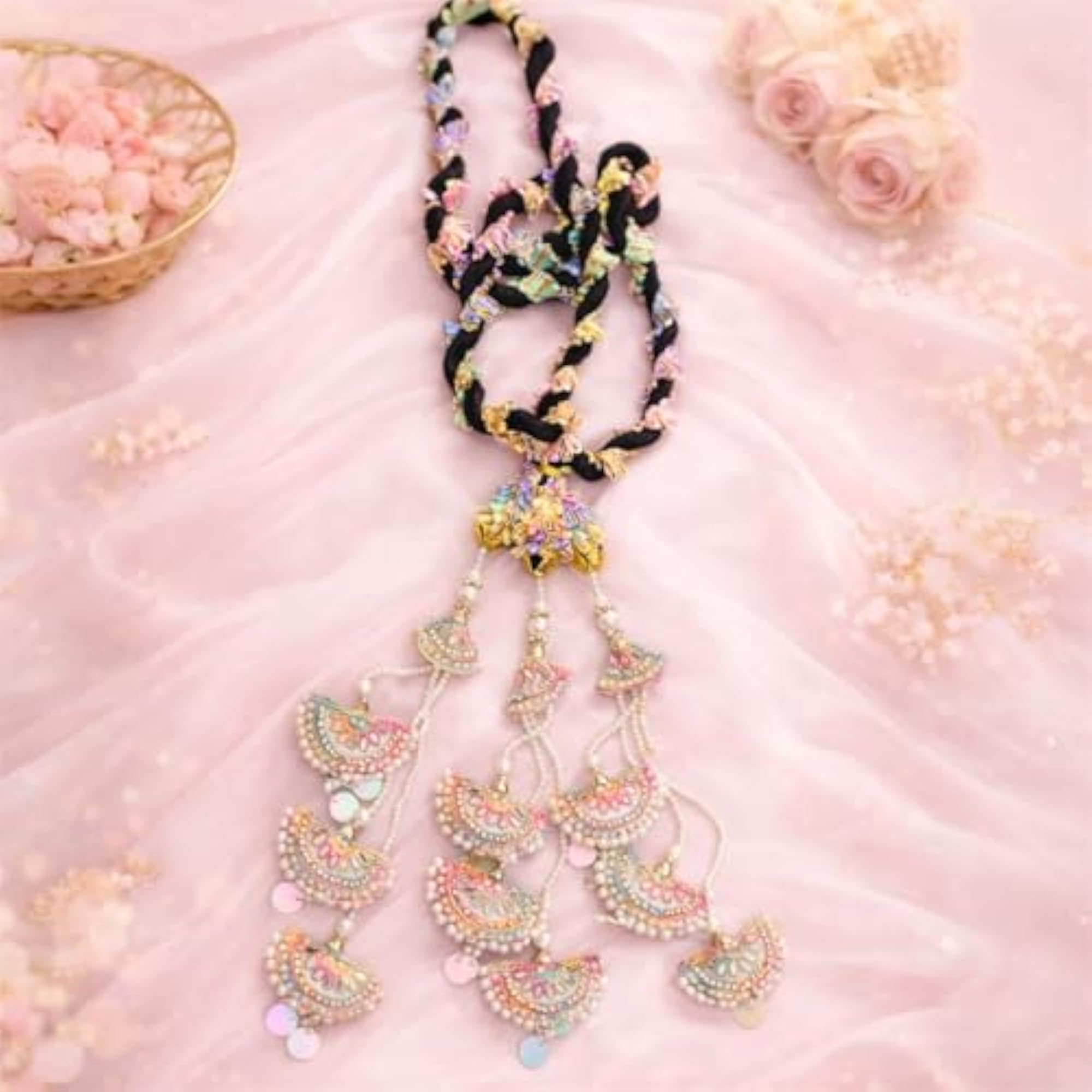 Punjabi Bridal Paranda Braided Hair Extension
