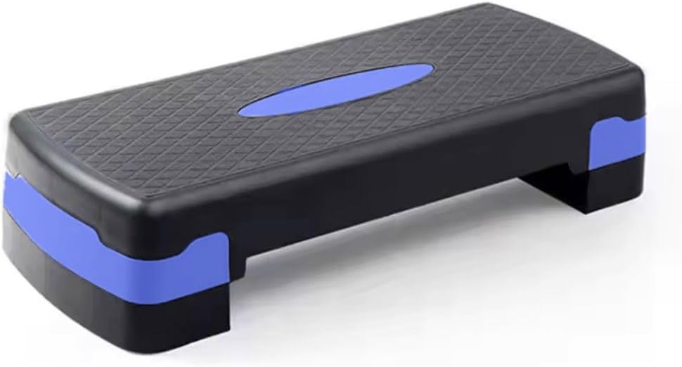 KARAN KING Fitness Stepper for Home & Gym, Cardio, Weights, Yoga, Workout – Adjustable 2 Step Level Heights (10,15 cm) – Perfect Equipment Accessory Set for Fitness Routines