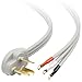 Cable Matters 3 Prong Dryer Cord, 30 Amp Appliance Cord (NEMA 10-30P to 3-Wire) - 10 Feet
