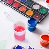 10 Pcs Silicone Measuring Cups Kit, 100 ml Epoxy Resin Mixing Cups, Silicone Resin Measure Cups Jugs Graduated for Epoxy Resin DIY Crafts Casting Mixing Jewelry Making, Moulds, with 20 Pipettes - Image 7