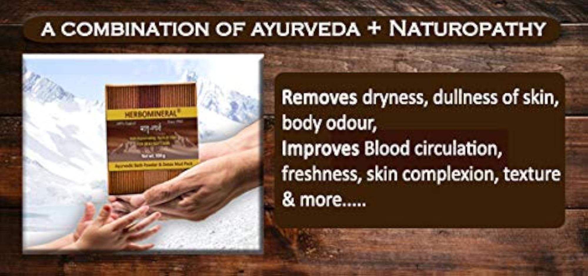 Ayurvedic Bath Powder & Detox Body Wash, Natural & Herbal