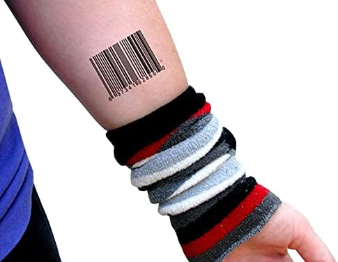 Barcode Temporary Tattoos