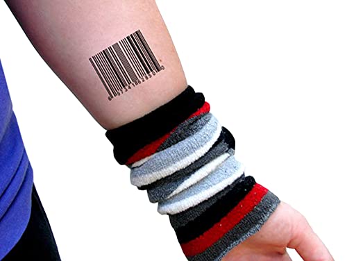 Barcode Temporary Tattoos #TOP2