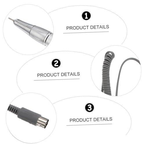 Poignée de perceuse à ongles modèle 202 manucure pédicure métal léger