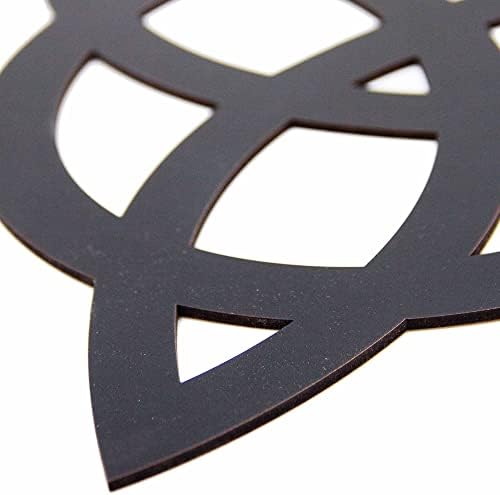 Triquetra Knot Black, Triquetra Wall Art, Trinity Knot, Wooden Triquetra Wall Decor, Celtic Knot, Triquetra Symbol, Wooden Triquetra Knot Wall Art, Celtic Wall Art, Triquetra Interior Decoration