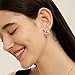 TONLUYAX Silver Love Knot Stud Earrings for Women Large Knot Earrings Cute Knot Earrings Trendy Jewelry